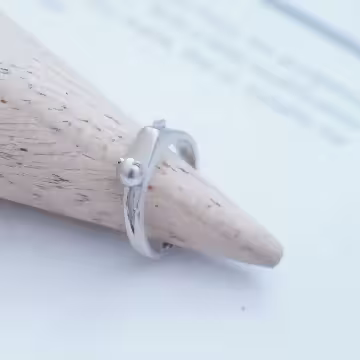 925銀飾×跳躍的貓×開口戒指