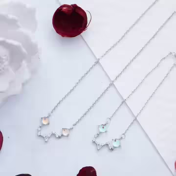 925銀飾×雙晶北斗七星×鎖骨項鍊