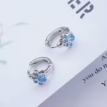 晶藍小肉球×耳扣