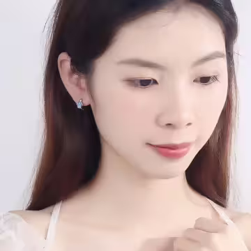 晶藍小肉球×耳扣