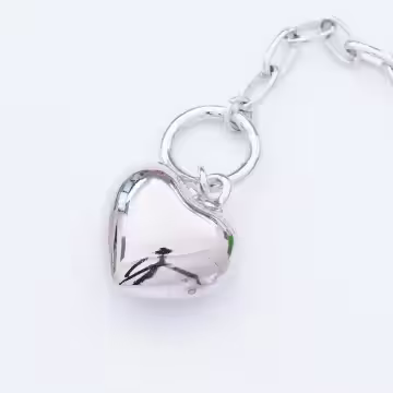 個性光面愛心&times;手鍊