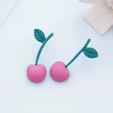 粉紅小櫻桃×吊墜耳環.avif