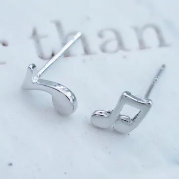 925銀針×小音符×不對稱耳針.avif