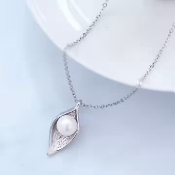 925銀飾×海芋藏心×鎖骨項鍊