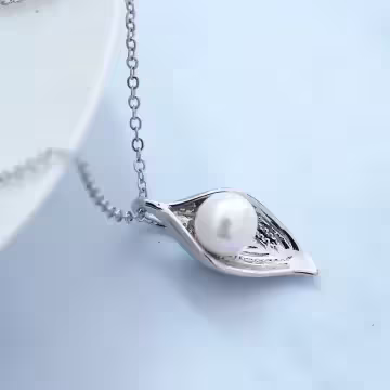 925銀飾×海芋藏心×鎖骨項鍊