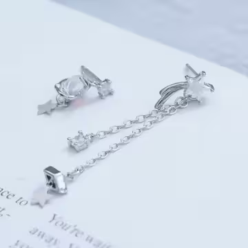 流蘇星球幻境×不對稱吊墜耳環