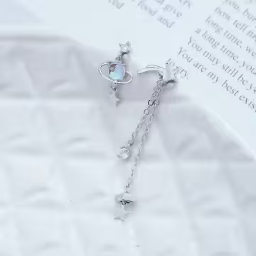 流蘇星球幻境×不對稱吊墜耳環