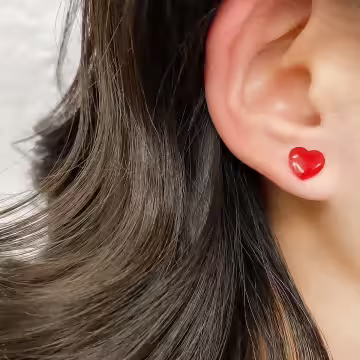 愛的小紅心×磁吸耳夾/裝飾小物