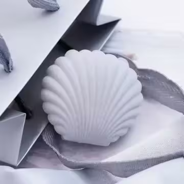 煙灰貝殼×適用項鍊/手鍊/小耳釘×絨布盒