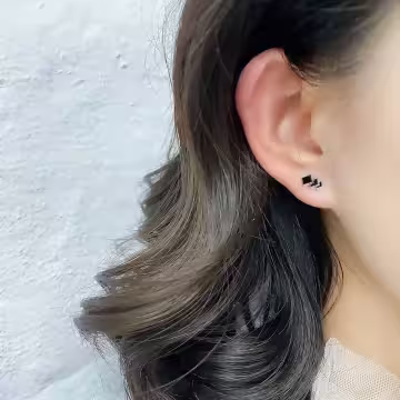 三連方塊×磁吸耳夾/裝飾小物