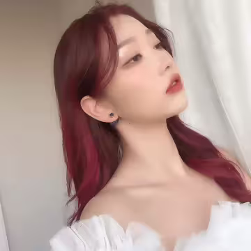 藍裂冰晶皇冠×後掛式耳環