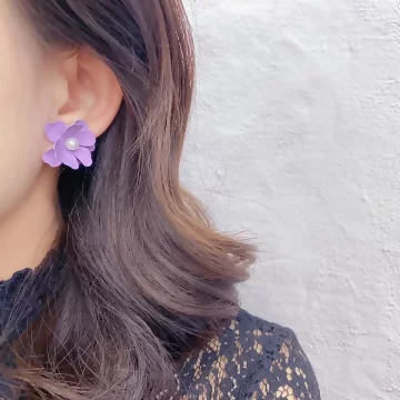 珍珠蕊紫花×吊墜耳環.avif