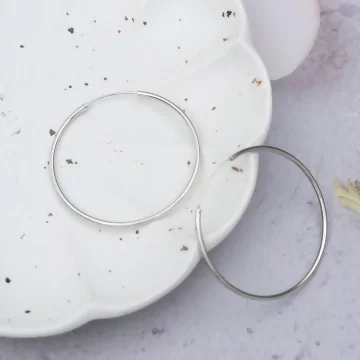 925銀針×極簡光面大圓圈×耳扣.avif