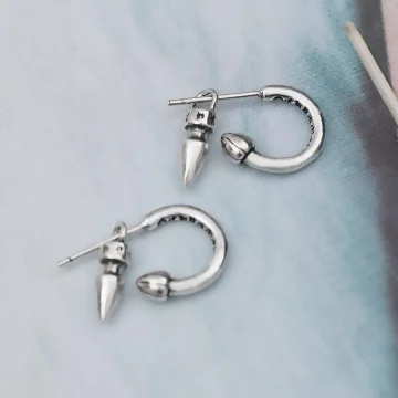 925銀針×子彈C字鉚釘×吊墜耳環.avif