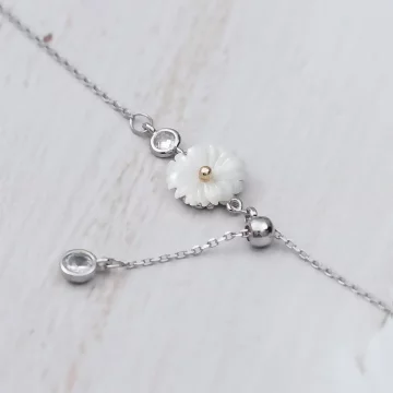 925銀飾×小白雛菊×抽拉手鍊.avif