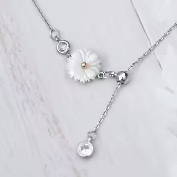 925銀飾×小白雛菊×抽拉手鍊