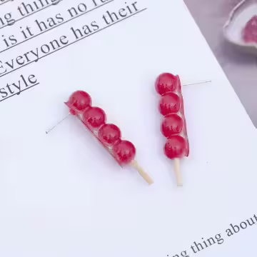 糖葫蘆×吊墜耳環