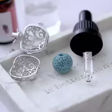 平安蘋果×薰香火山石×長項鍊