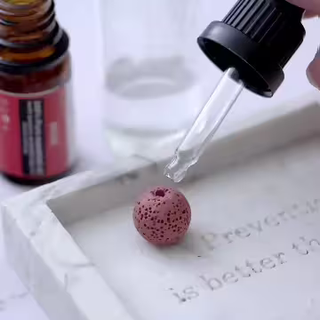 立方體皇冠×薰香火山石×長項鍊