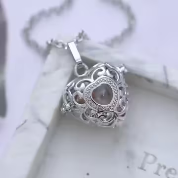 海洋之心×薰香玻璃寶瓶×長項鍊