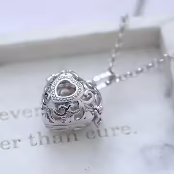 海洋之心×薰香玻璃寶瓶×長項鍊