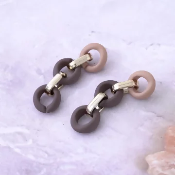 棕咖三環相扣×吊墜耳環.avif