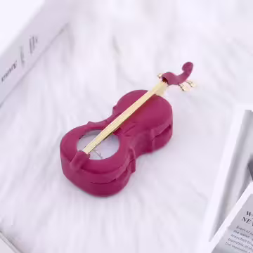小提琴×適用對戒/項鍊/手鍊/耳釘/口紅×絨布盒