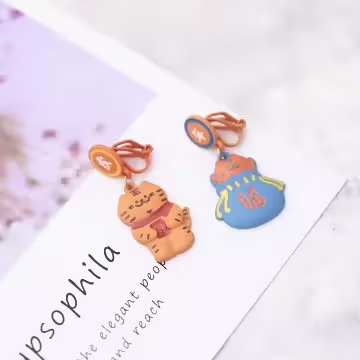 虎年福袋×不對稱三角耳夾