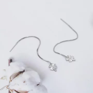 925銀針×晶鑽四葉草×耳線.avif