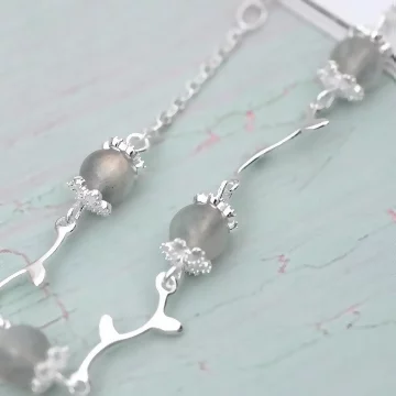 925銀飾×月光石枝芽×手鍊 .avif