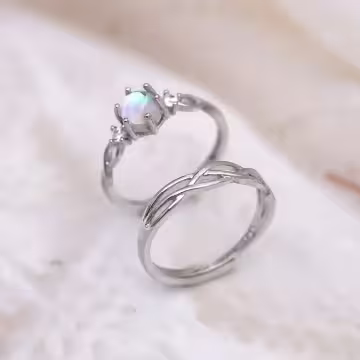 月光下結髮×情侶對戒