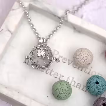 花精靈×薰香火山石×長項鍊