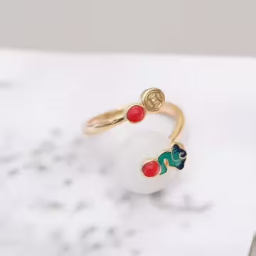 古典祥雲×開口戒指