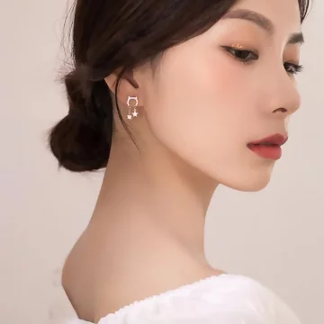 貓咪閃亮星星×吊墜耳環.avif