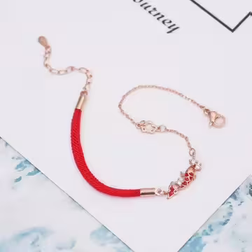 如魚得水×紅繩手鍊