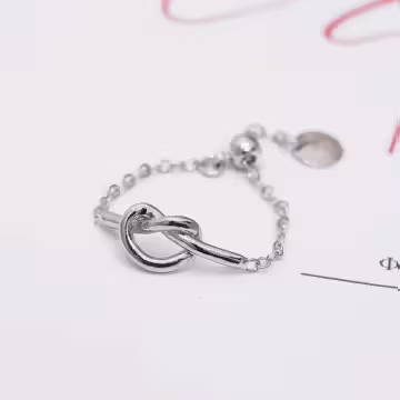 打結愛心&times;可調節戒指