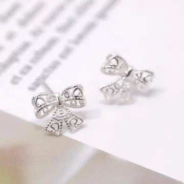 925銀針×鏤空蕾絲蝴蝶結×耳環.avif