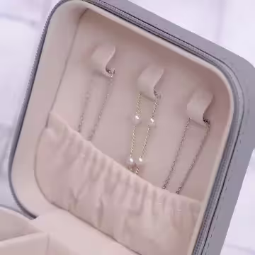 細紋皮革×拉鍊飾品盒×煙灰