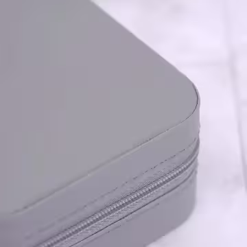 細紋皮革×拉鍊飾品盒×煙灰