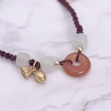 古風平安扣×拉繩手鍊×共五色