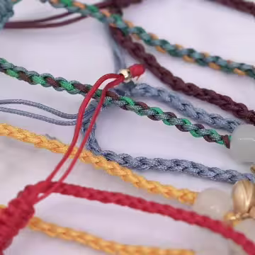 古風平安扣×拉繩手鍊×共五色