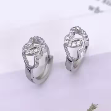 閃亮雙心&times;耳扣