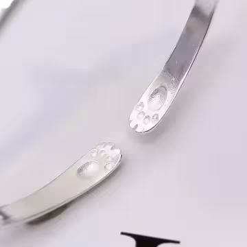 925銀飾×萌貓耳朵×開口手環