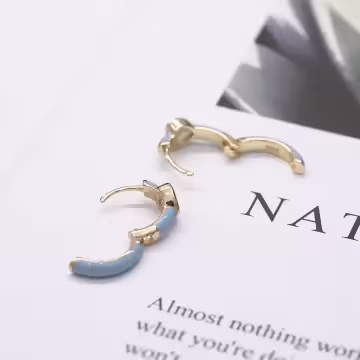 甜美彩色愛心×耳扣