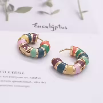 彩虹甜甜圈×耳扣