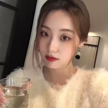 黑色毛球蜘蛛×吊墜耳扣