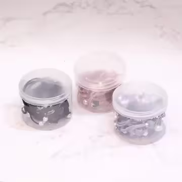 韓風小清新×十二套件髮束組×粉紅