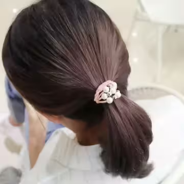 韓風小清新×十二套件髮束組×粉紅