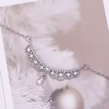 彼得潘蕾絲領×鎖骨項鍊