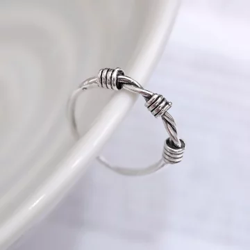 925銀飾×復古三扭結×開口戒指.avif